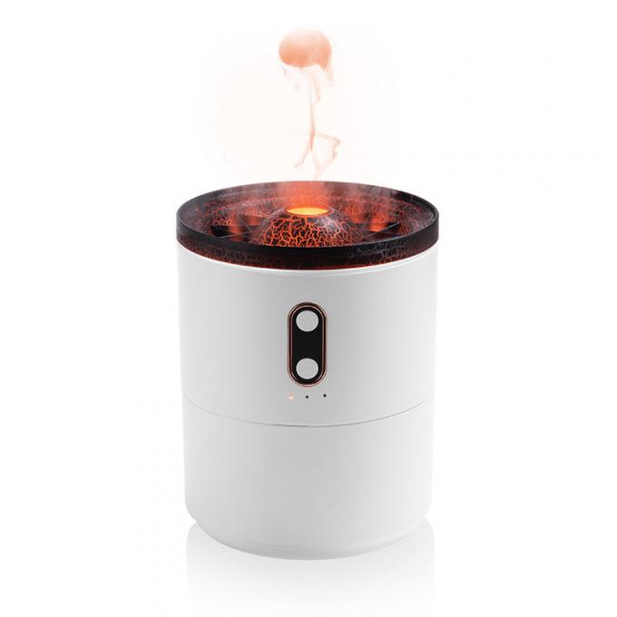 Vente en gros de 2023 Nouveau design de puits volcanique Humidificateur de méduse Volcan portable de forme ultrasonique Humidificateur de méduse Humidificateur 0