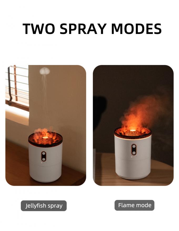Vente en gros de 2023 Nouveau design de puits volcanique Humidificateur de méduse Volcan portable de forme ultrasonique Humidificateur de méduse Humidificateur 5