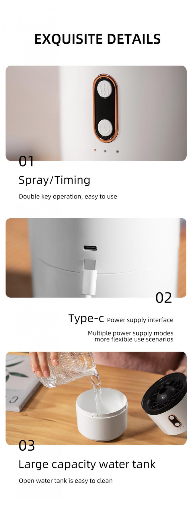 Vente en gros de 2023 Nouveau design de puits volcanique Humidificateur de méduse Volcan portable de forme ultrasonique Humidificateur de méduse Humidificateur 11