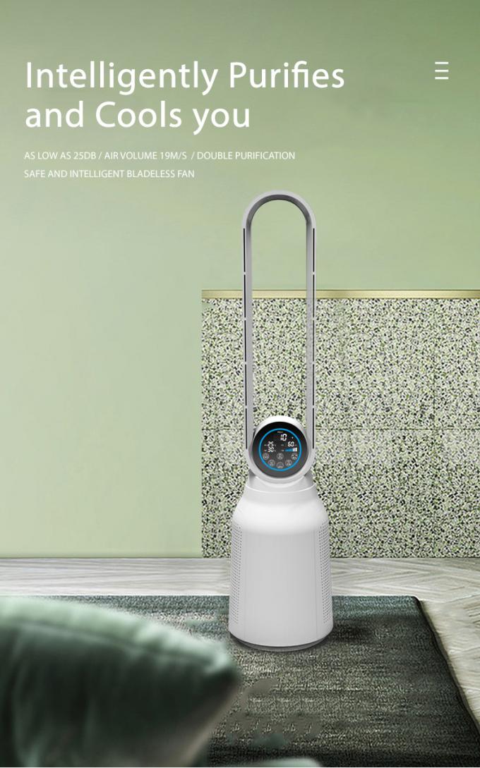 HOMEFISH Purificateur d'air pour ménage 8 vitesses vitesse réglable 90 degrés oscillation 4