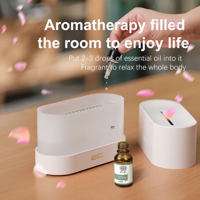Homefish DropShipping Flamme de feu Humidificateur intelligent Diffuseur d'arôme 2023 Humidificateur d'air Huile essentielle Simulation ultrasonique de flamme 1