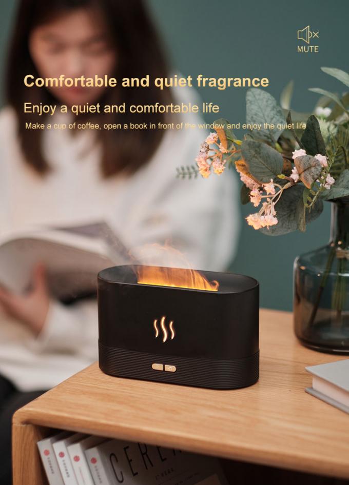 Homefish DropShipping Flamme de feu Humidificateur intelligent Diffuseur d'arôme 2023 Humidificateur d'air Huile essentielle Simulation ultrasonique de flamme 8