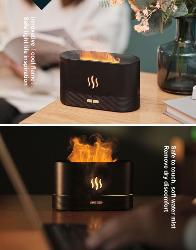 Homefish DropShipping Flamme de feu Humidificateur intelligent Diffuseur d'arôme 2023 Humidificateur d'air Huile essentielle Simulation ultrasonique de flamme 6