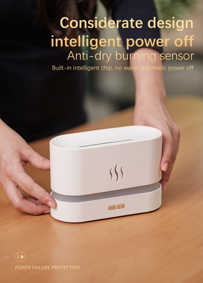 Homefish DropShipping Flamme de feu Humidificateur intelligent Diffuseur d'arôme 2023 Humidificateur d'air Huile essentielle Simulation ultrasonique de flamme 12