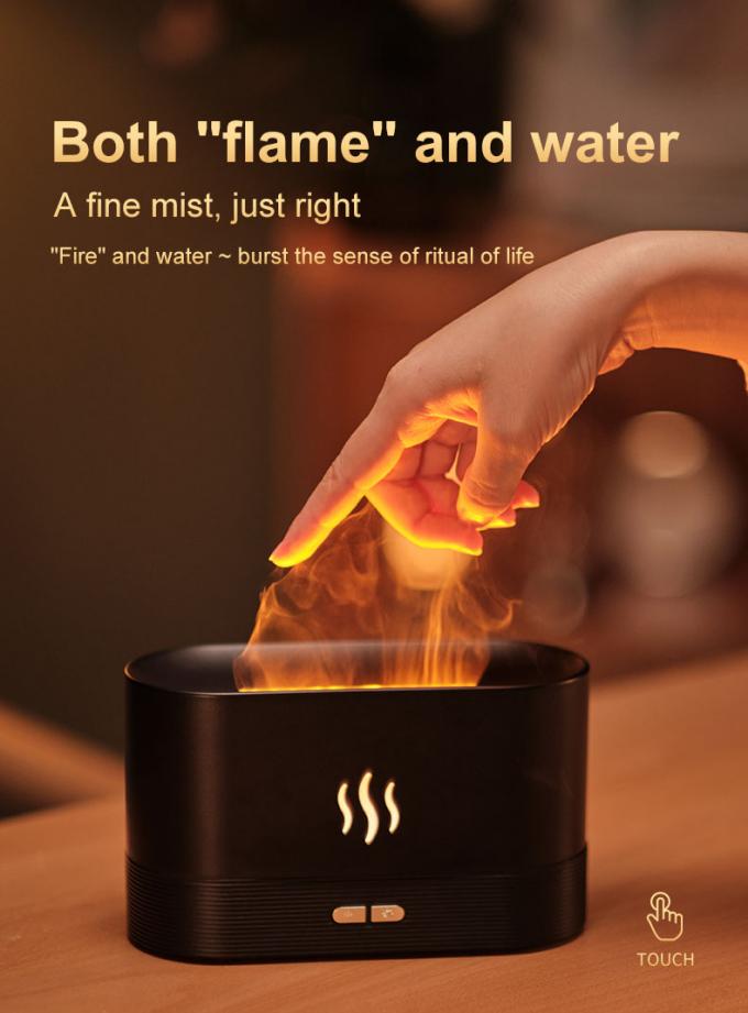 Homefish DropShipping Flamme de feu Humidificateur intelligent Diffuseur d'arôme 2023 Humidificateur d'air Huile essentielle Simulation ultrasonique de flamme 10