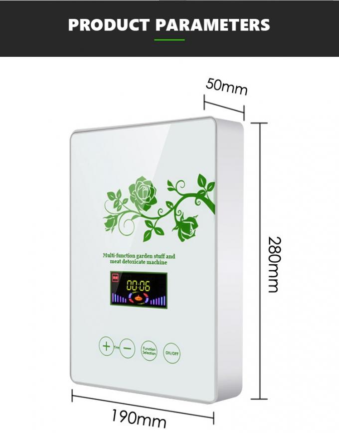 Panneau de verre portable de fruits et légumes stérilisation intelligente machine multifonctionnelle 400mg/h générateur d'ozone pour la cuisine 9