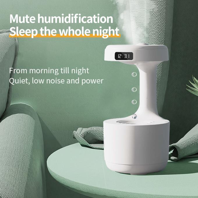 Homefish OEM goutte d'eau portable humidificateur anti-gravité 800 ml Horloge numérique 4