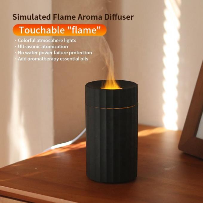 HOMEFISH Diffuseur d'arôme portable pour le ménage Diffuseur de flamme pour voiture Humidificateur de l'air 100 ml 0