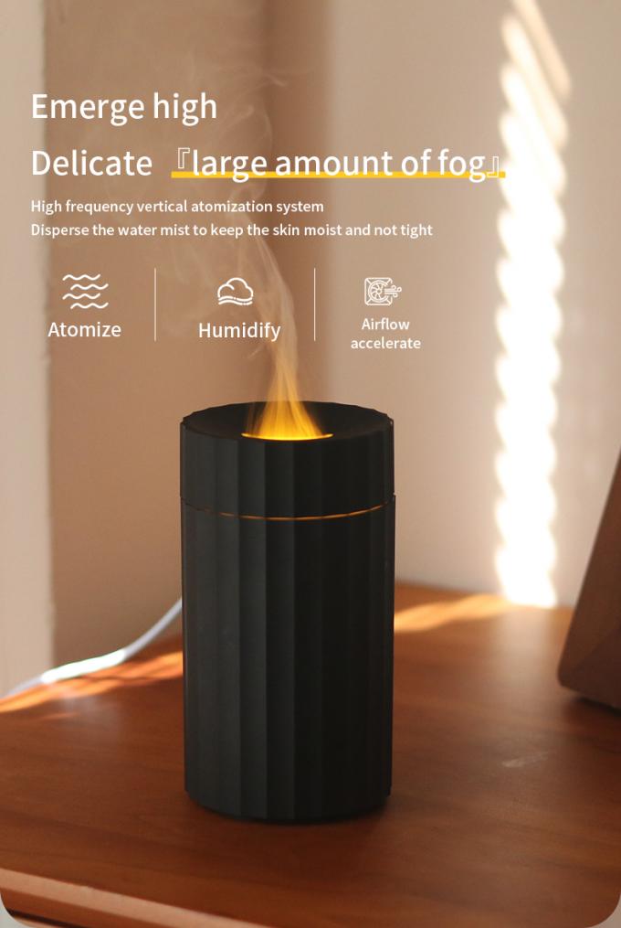 HOMEFISH Diffuseur d'arôme portable pour le ménage Diffuseur de flamme pour voiture Humidificateur de l'air 100 ml 3