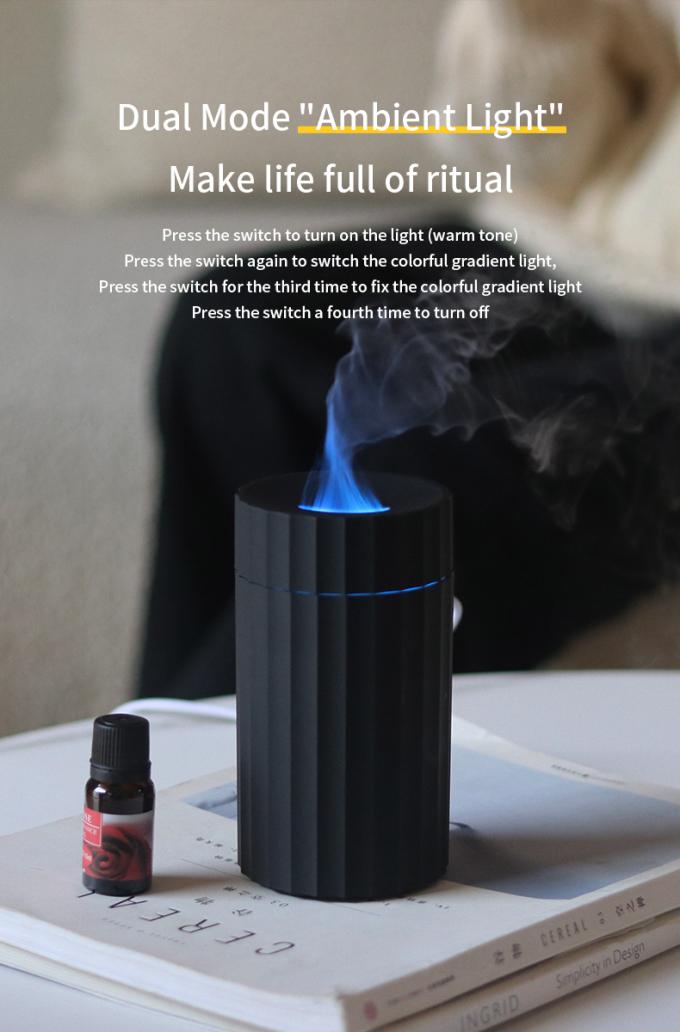 HOMEFISH Diffuseur d'arôme portable pour le ménage Diffuseur de flamme pour voiture Humidificateur de l'air 100 ml 8