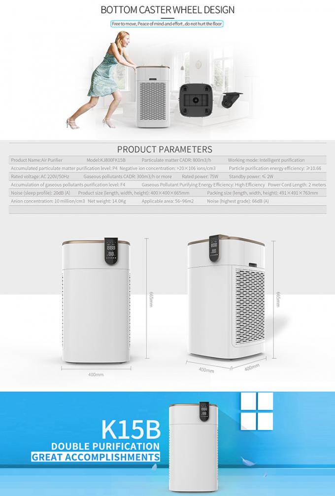 Purificateur d'air commercial pour fumée 220V 9
