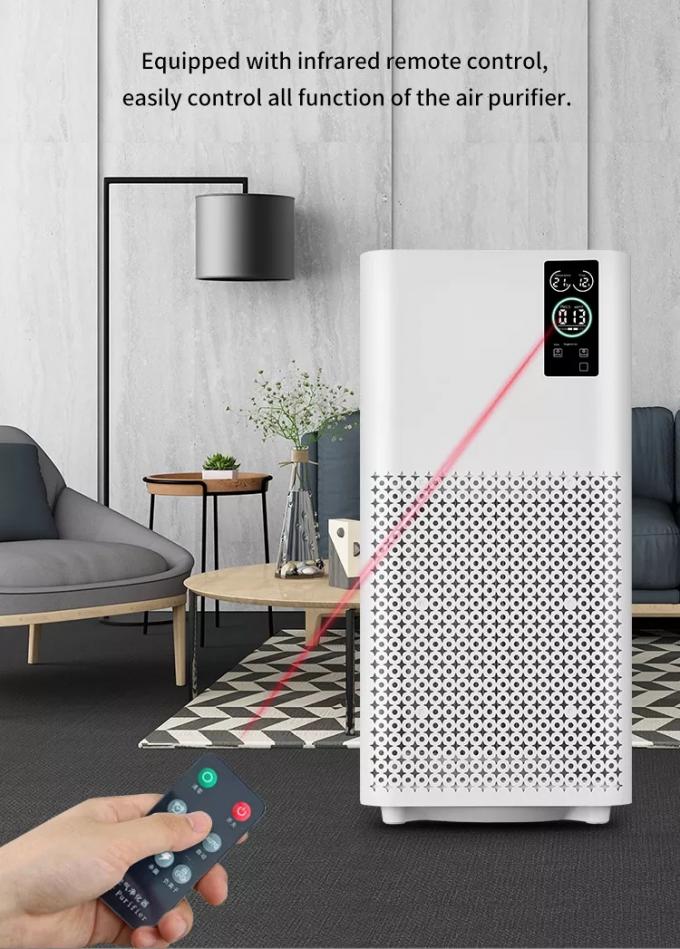 Purificateurs d'air WIFI ménagers Ionisateur d'air Ozone Filtre Hepa chambre libre Contrôle tactile intelligent Équipement de purification d'air à domicile 9