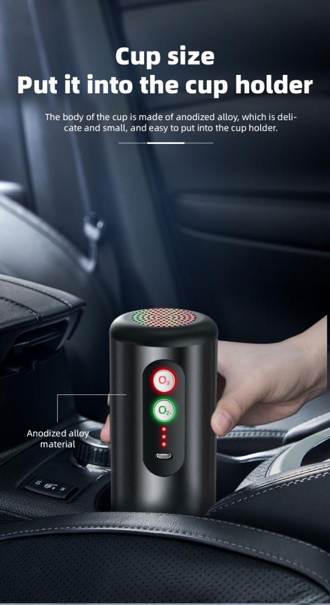Homefish Purificateur d'air pour voiture OEM Ozone UV Nouveau ionique Ionisateur portable Générateur d'ozone Purificateur d'air 4