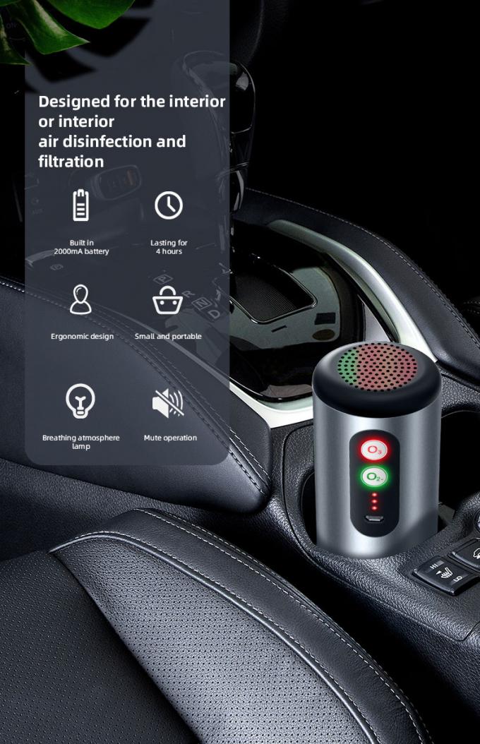 Homefish Purificateur d'air pour voiture OEM Ozone UV Nouveau ionique Ionisateur portable Générateur d'ozone Purificateur d'air 9