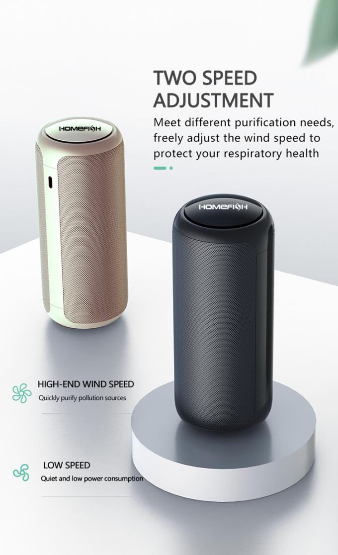 Purificateur d'air au carbone actif portable mini-purificateur d'air à anions 3800 tours par minute 8