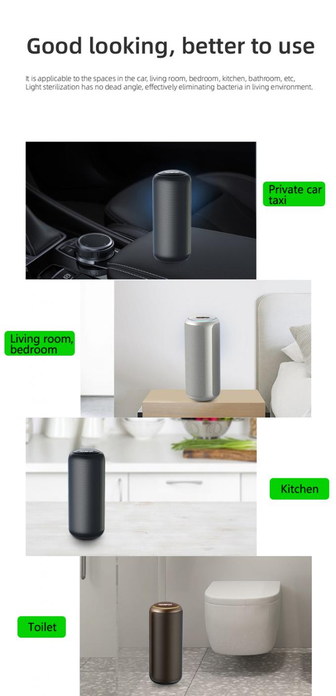 Purificateur d'air au carbone actif portable mini-purificateur d'air à anions 3800 tours par minute 12