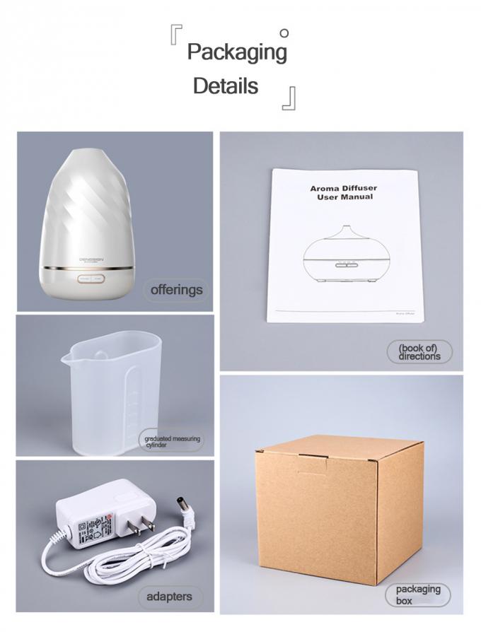 Humidificateur de poisson à domicile Appareil d'aromathérapie à ultrasons lumineux de sept couleurs 4