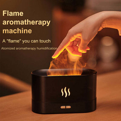 HOMEFISH ABS PP Humidificateur d' Arôme Ultrasonique Machine d' Aromathérapie à la Flamme 180 ml