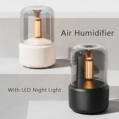 acheter Fabricant de brouillard H2O Spray Fogger Diffuseur d'arôme Huile essentielle Humidificateur d'air pour voiture Mini Atmosphère Simulation Humidificateur de lumière de bougie online manufacture
