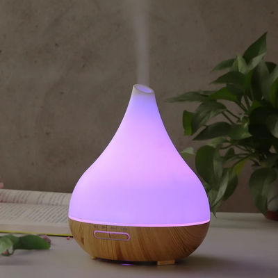 Bon prix Diffuseur d'huile d'arôme mini de 400 ml de capacité Machine d'aromatothérapie en bois Diffuseur d'arôme à commande à distance silencieux avec lumière LED en ligne