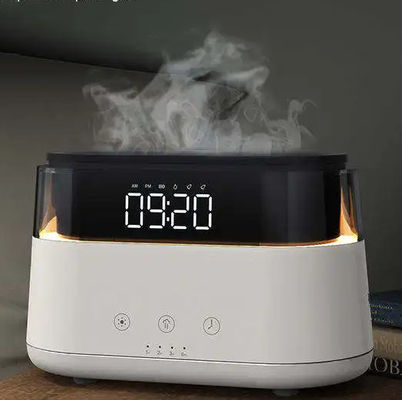 Bon prix Diffuseur d'humidificateur à effet de flamme intelligent Diffuseur d'arôme multifonctionnel silencieux Diffuseur d'arôme diffuseur d'aromatothérapie Humidificateur avec horloge LED en ligne