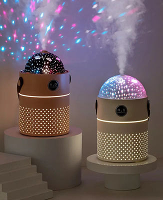 Bon prix L'humidificateur d'air léger Galaxy Projection 500ML à deux modes intelligent rechargeable sans fil Ultrasons fabricant de brouillard en ligne