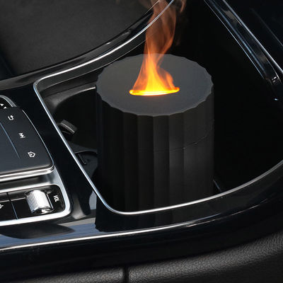 HOMEFISH Diffuseur d'arôme portable pour le ménage Diffuseur de flamme pour voiture Humidificateur de l'air 100 ml