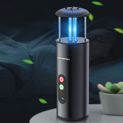 99.99% Filtrage du véhicule Purificateur d'air Charge USB Stérilisation UV