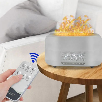 HOMEFISH DC 24V Lumière de nuit avec effet de flamme Humidificateur avec Bluetooth