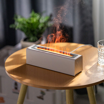 Bon prix HOMEFISH Humidificateur de simulation de flamme de grande capacité Diffuseur d'aromathérapie de bureau avec lumière atmosphérique pour chambre en ligne