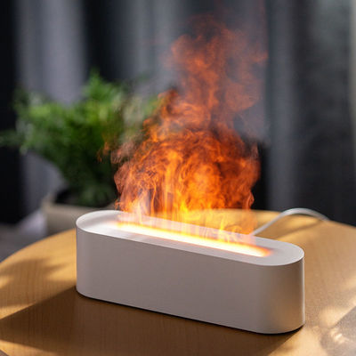 Bon prix HOMEFISH Humidificateur de flamme Machine d' aromathérapie 150 ml Capacité RGB Effets de flamme pour bureau de chambre en ligne