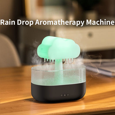 HOMEFISH Machine d'aromathérapie par gouttes de pluie avec une atmosphère colorée et une lumière pour soulager le stress