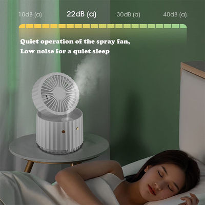 Ventilateur USB de bureau rechargeable Ventilateur de brouillard humidificateur pliable et portable