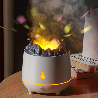 Bon prix Nouveau Mini Humidificateur d'air à flamme de 400 ml Diffuseur d'huile à ultrasons en ligne